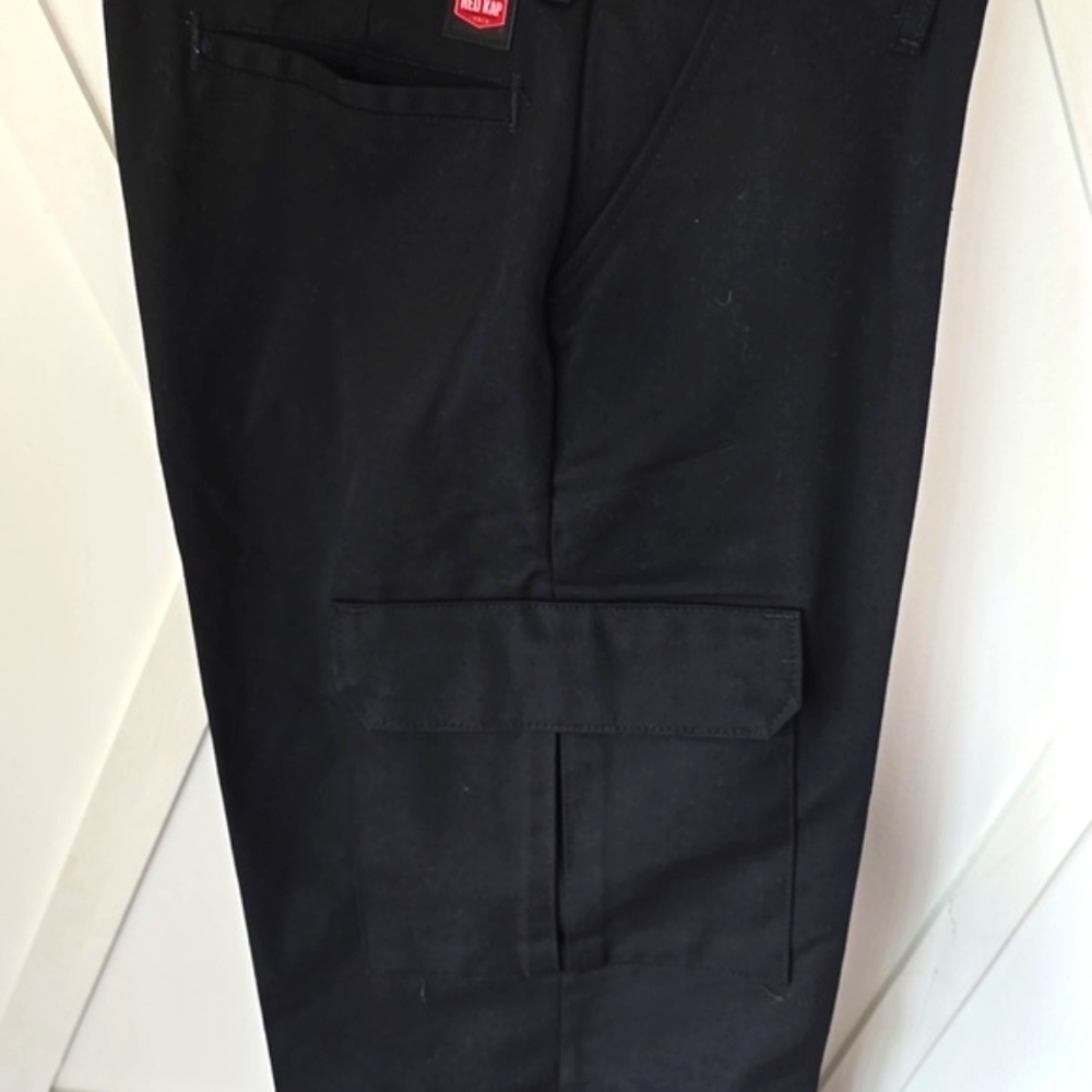 RED KAP Women's Industrial Cargo Work Pant - Black - Picture 8 of 12